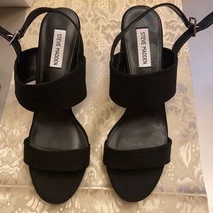 Black Steve Madden Platform Heels